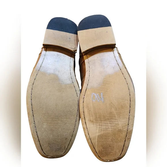 Steve Madden Brown Leather Ankle Boots Size 12 - Picture 7 of 10